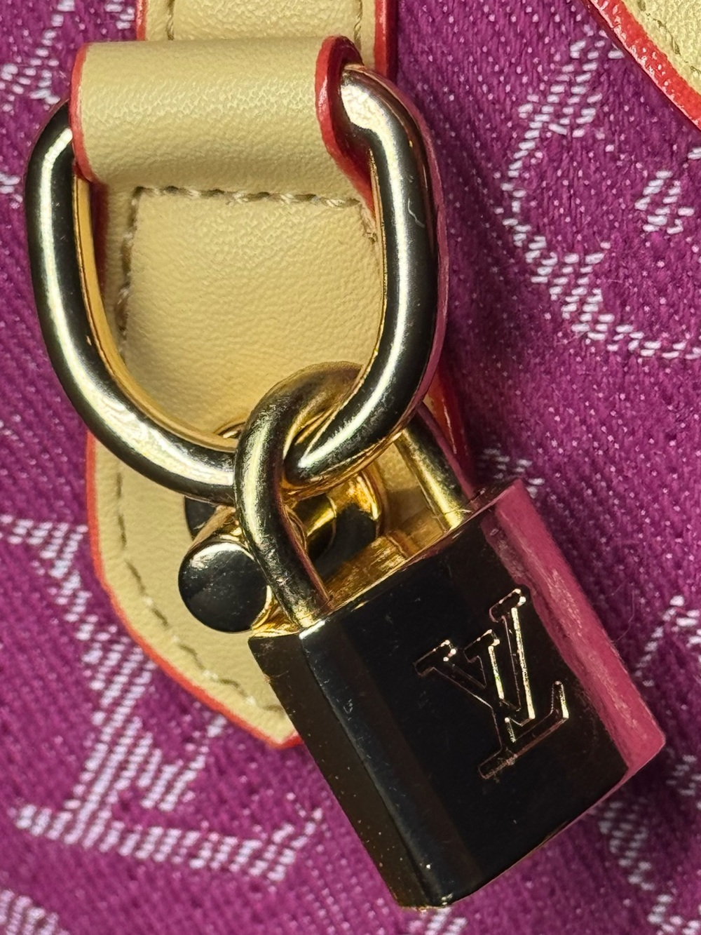Hot Pink/Fuchsia Canvas Satchel Bag. No Brand. - Picture 6 of 11